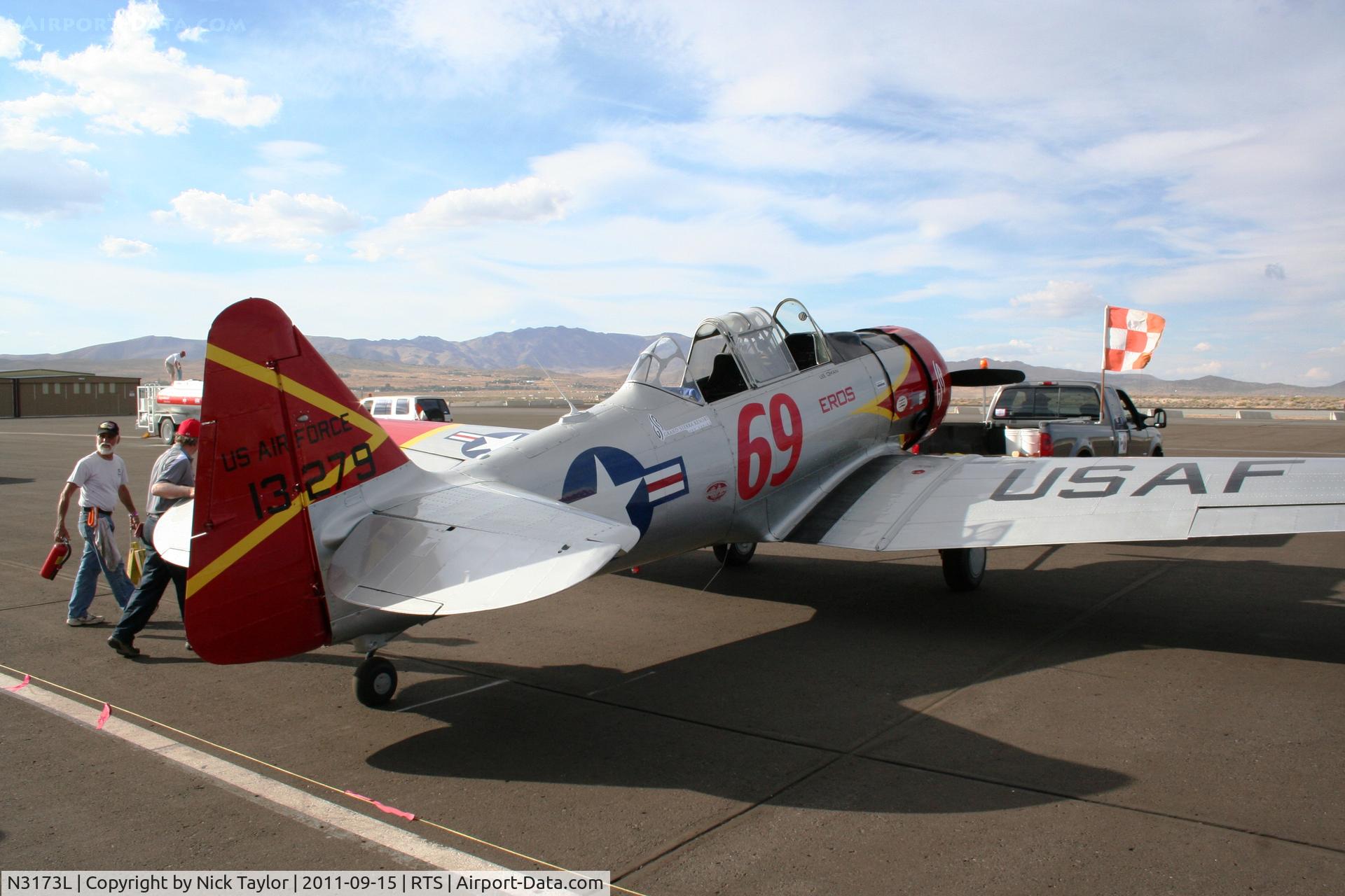 N3173L, 1945 North American AT-6 C/N 413279, Reno 2011