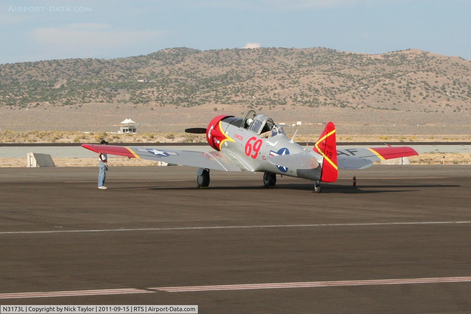 N3173L, 1945 North American AT-6 C/N 413279, Reno 2011