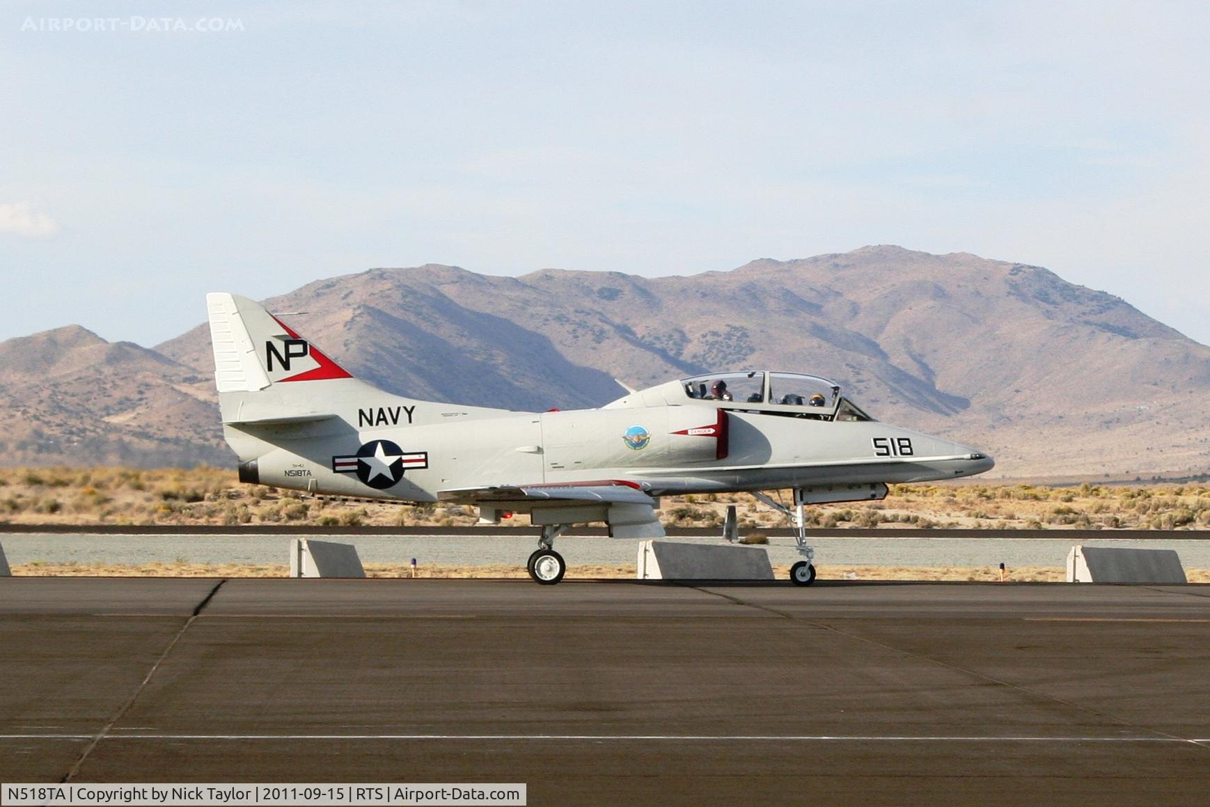 N518TA, 2010 Douglas TA-4J Skyhawk C/N 14291, Reno 2011