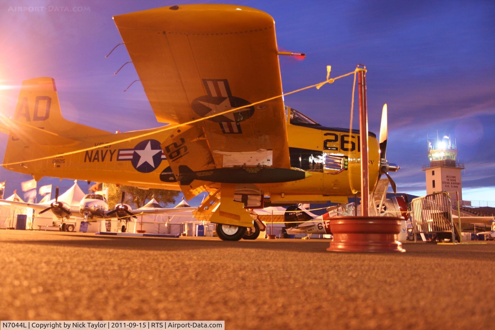 N7044L, 1955 North American T-28B Trojan C/N 200-286 (138215), Reno 2011