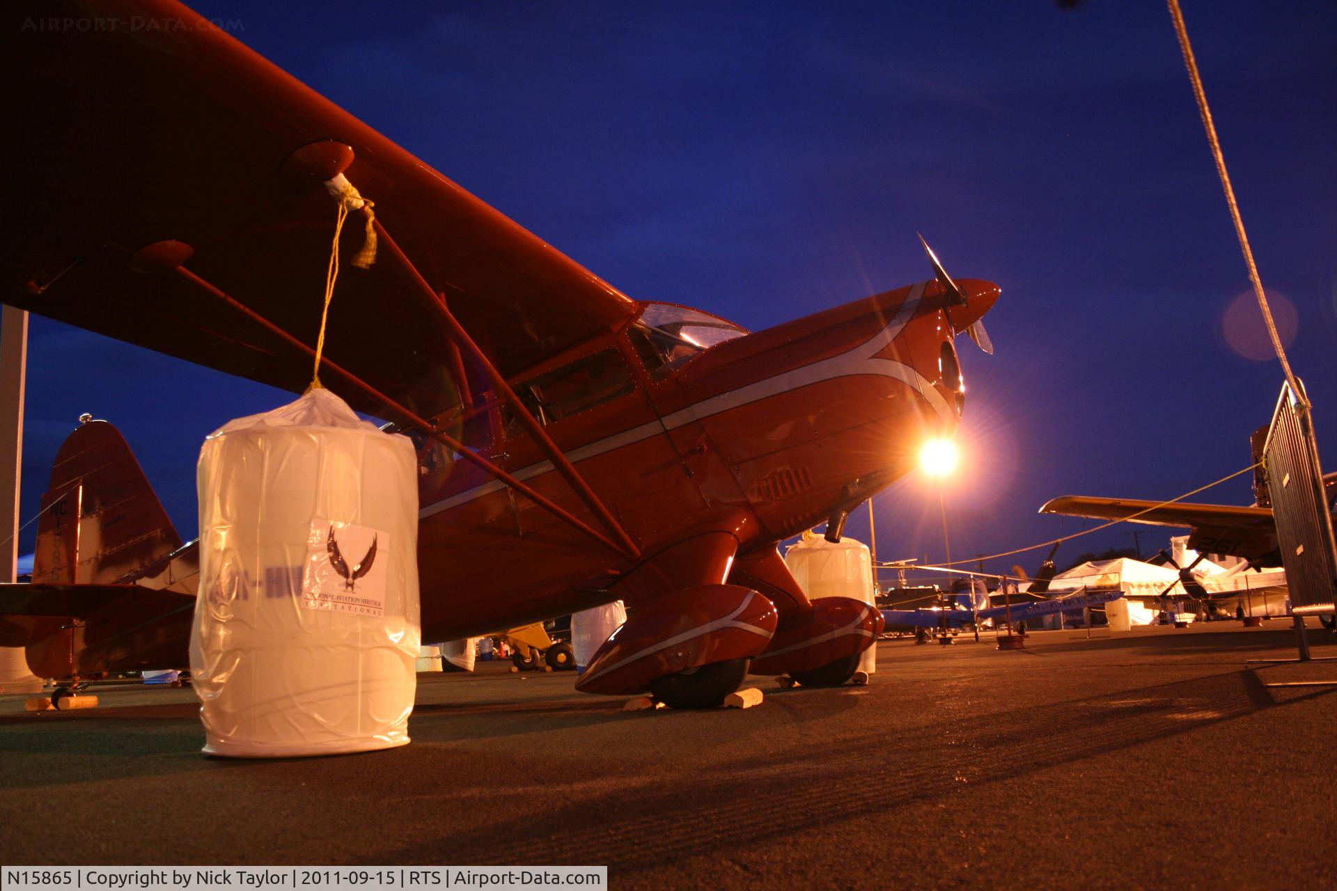 N15865, 1936 Rearwin 6000 C/N 302, Reno 2011
