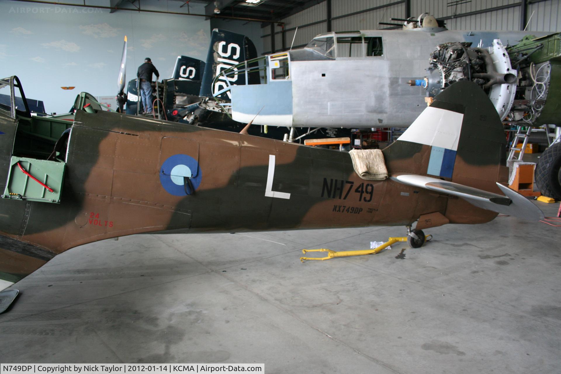 N749DP, 1945 Supermarine Spitfire XIV C/N 6S/583887, CAF Spitfire