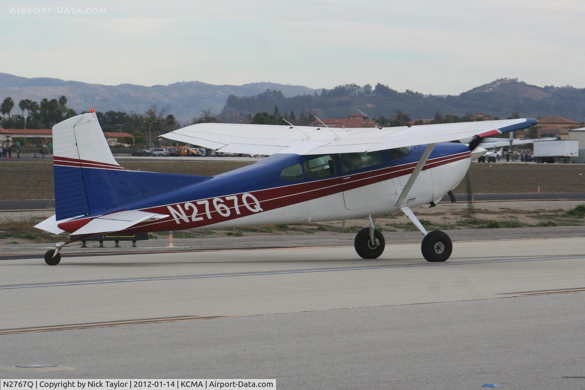 N2767Q, 1977 Cessna A185F Skywagon 185 C/N 18503529, Taxiing