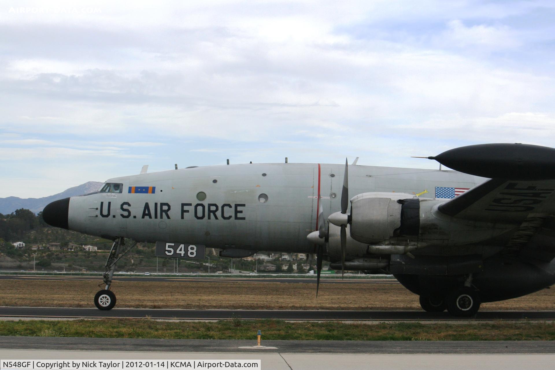 N548GF, 1955 Lockheed EC-121T Warning Star C/N 4363, Taxiing to 26