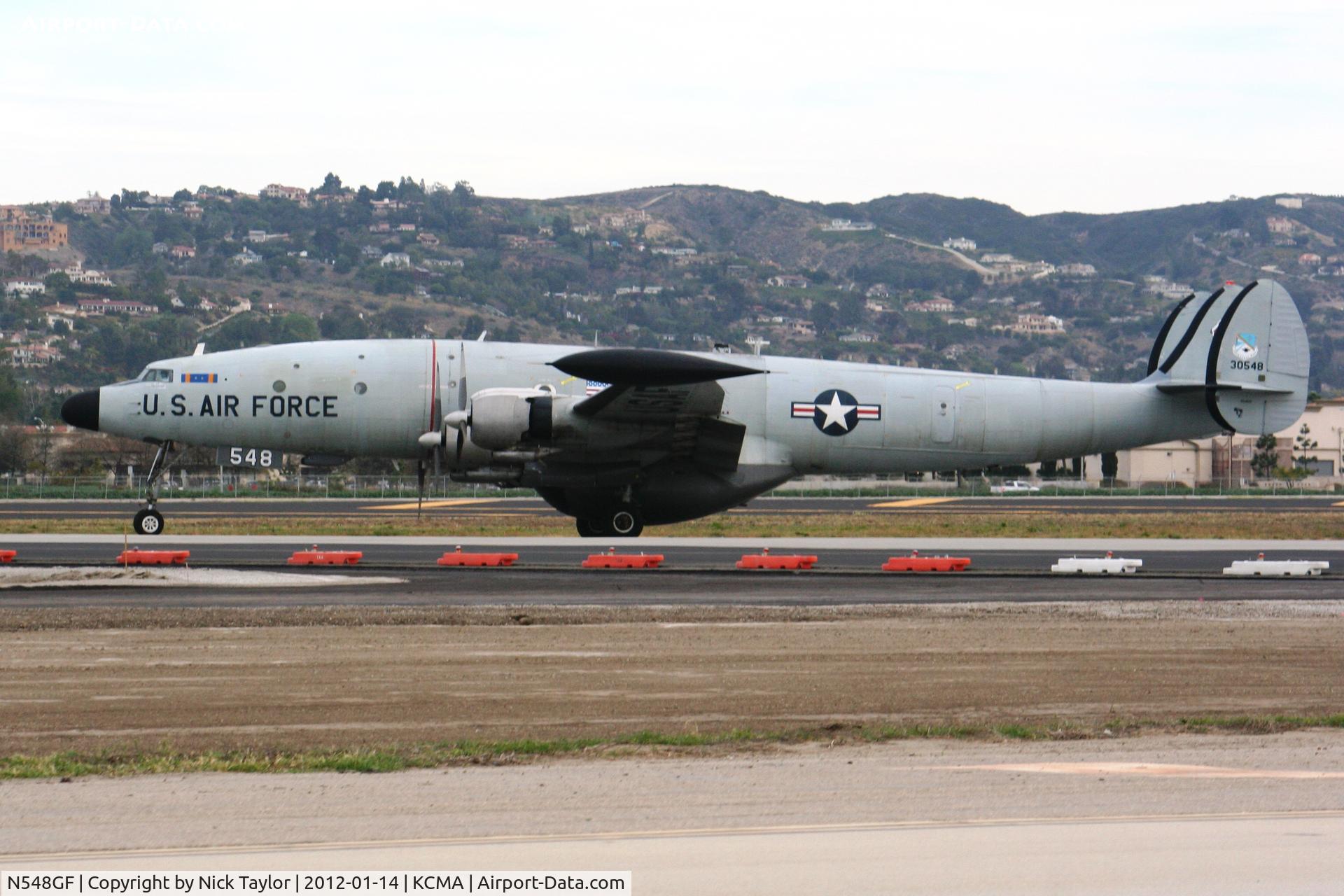 N548GF, 1955 Lockheed EC-121T Warning Star C/N 4363, Run up before departure