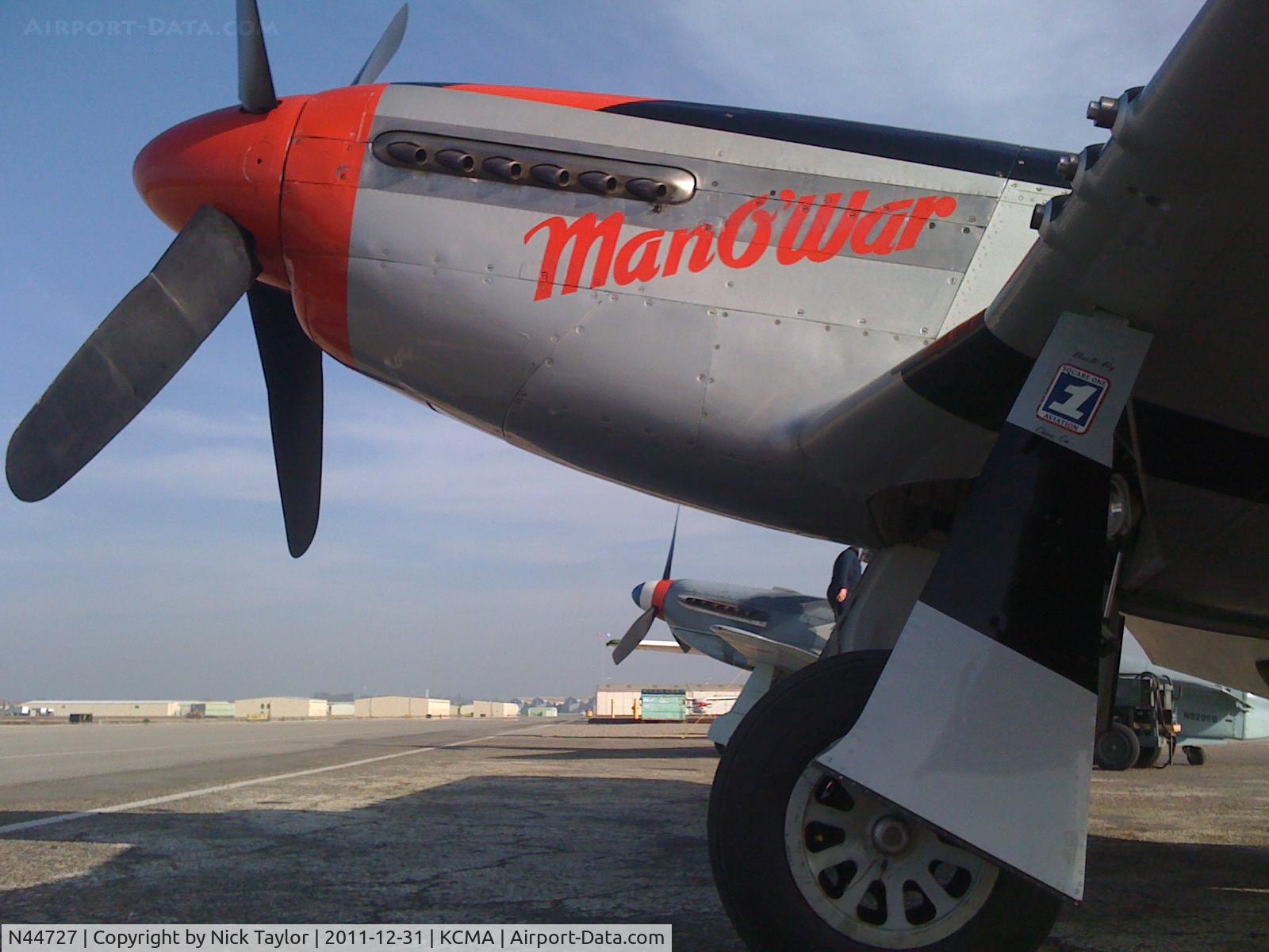N44727, 1944 North American P-51D Mustang C/N 122-39198, Man O War