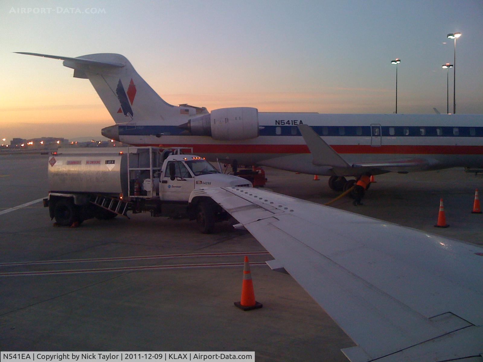N541EA, Bombardier CRJ-702 (CL-600-2C10) Regional Jet C/N 10320, Parked at LAX