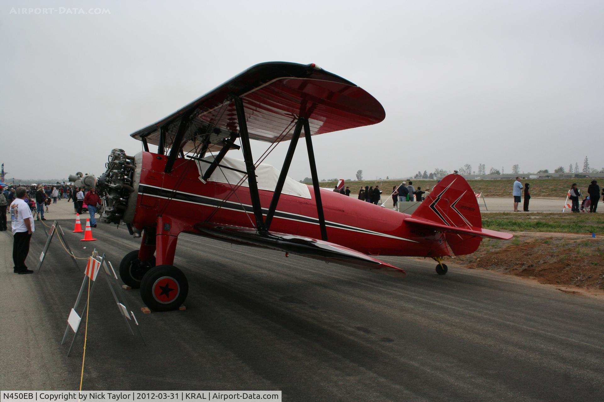 N450EB, 1972 Boeing A75N1(PT17) C/N 75-2480, Riverside Air Show 2011