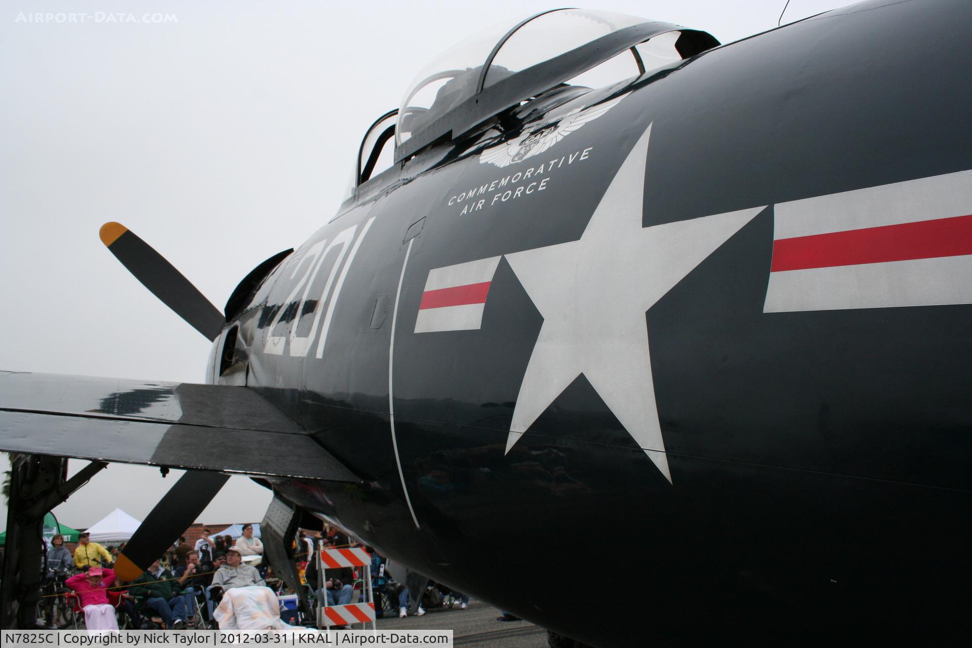 N7825C, 1948 Grumman F8F-2 (G58) Bearcat C/N D.1227, Riverside Air Show 2011
