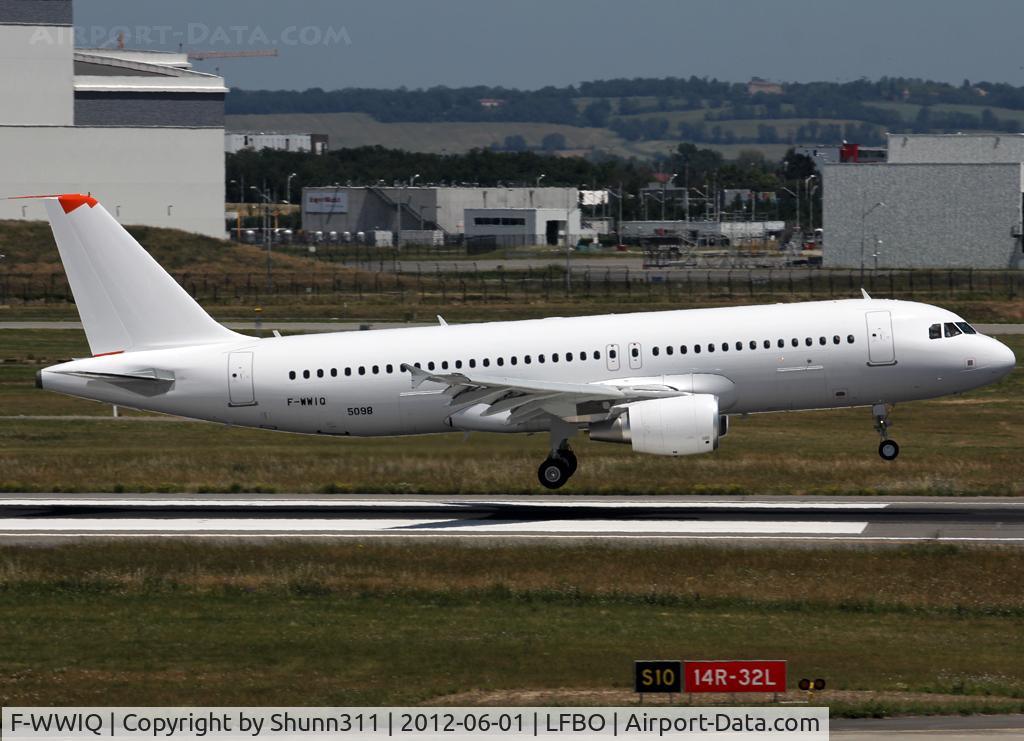 F-WWIQ, 2012 Airbus A320-214 C/N 5098, C/n 5098 - First A320 with sharklet but temporarly replaced by winglets