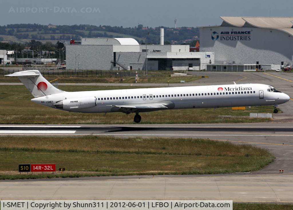 I-SMET, 1987 McDonnell Douglas MD-82 (DC-9-82) C/N 49531, Landing rwy 14R with new c/s... Vueling Airlines flight...