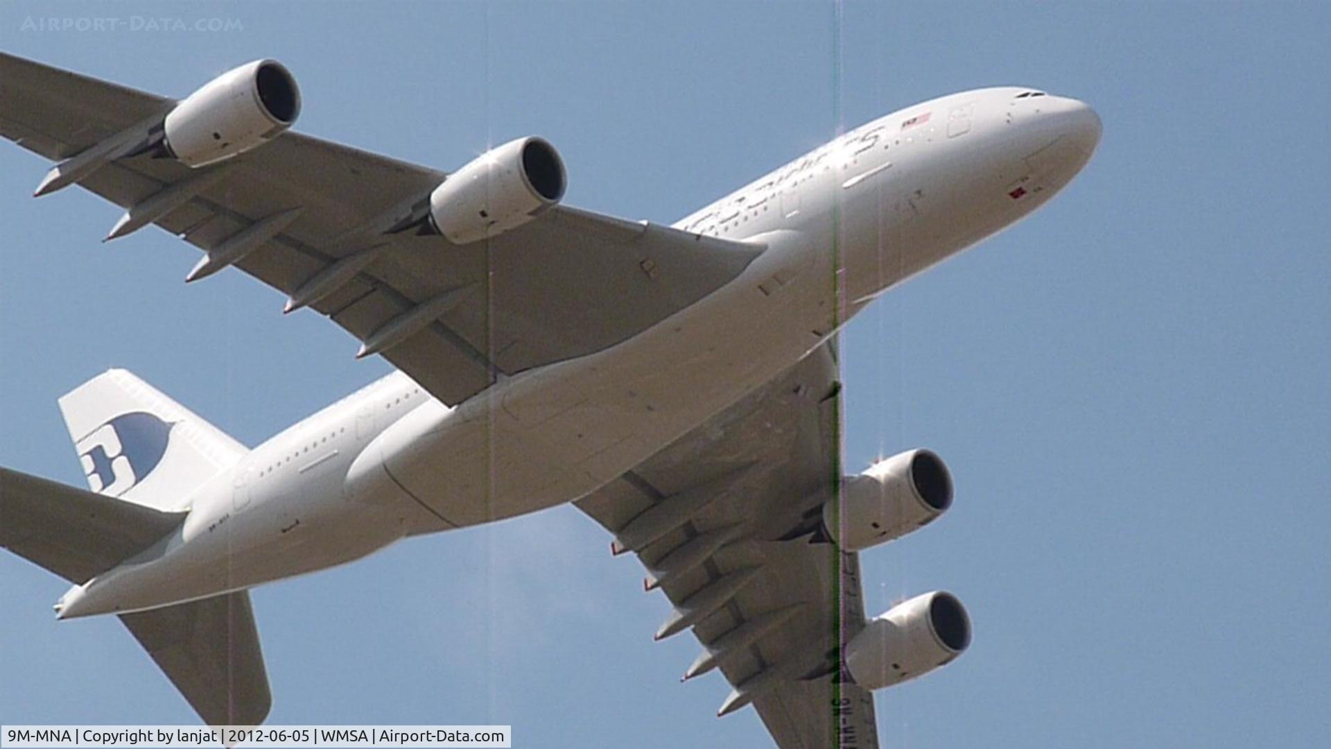 9M-MNA, 2011 Airbus A380-841 C/N 078, Flypass over WMSA