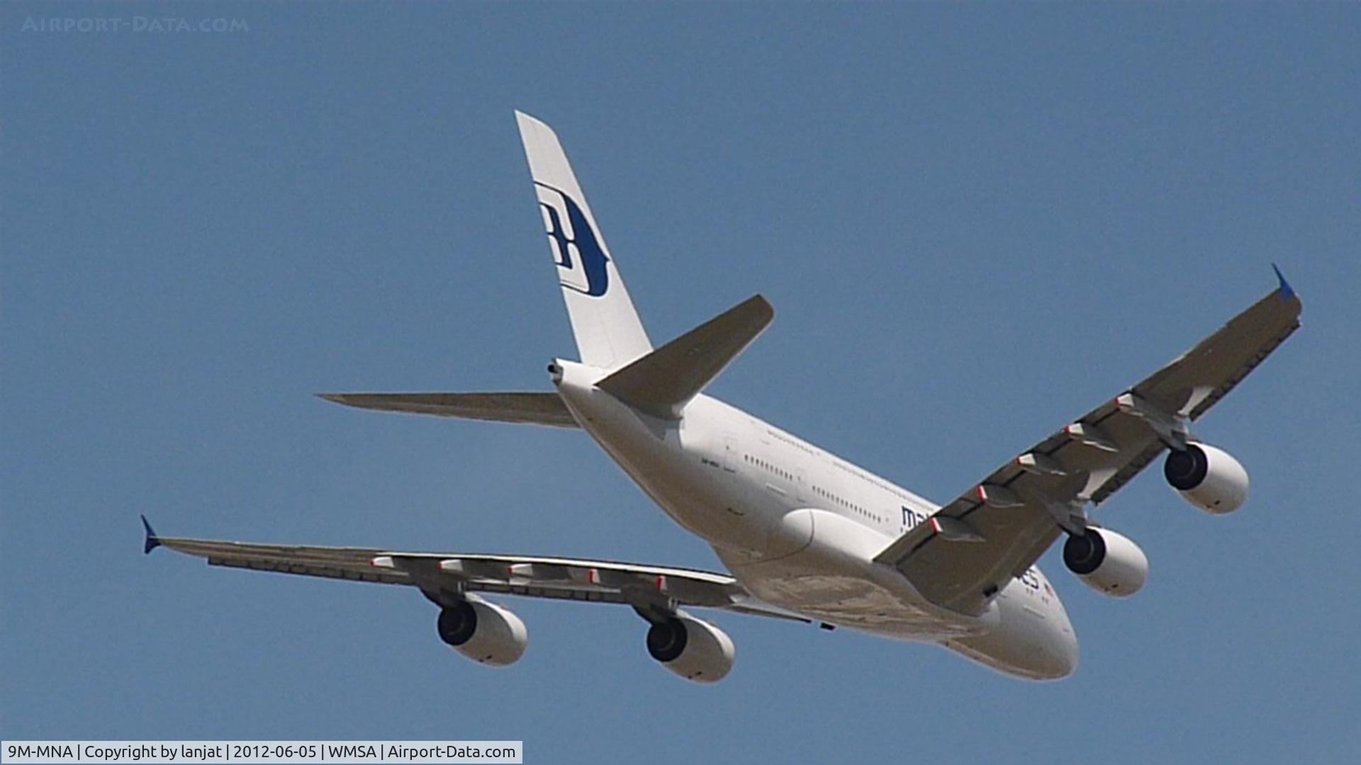 9M-MNA, 2011 Airbus A380-841 C/N 078, Fly pass over WMSA