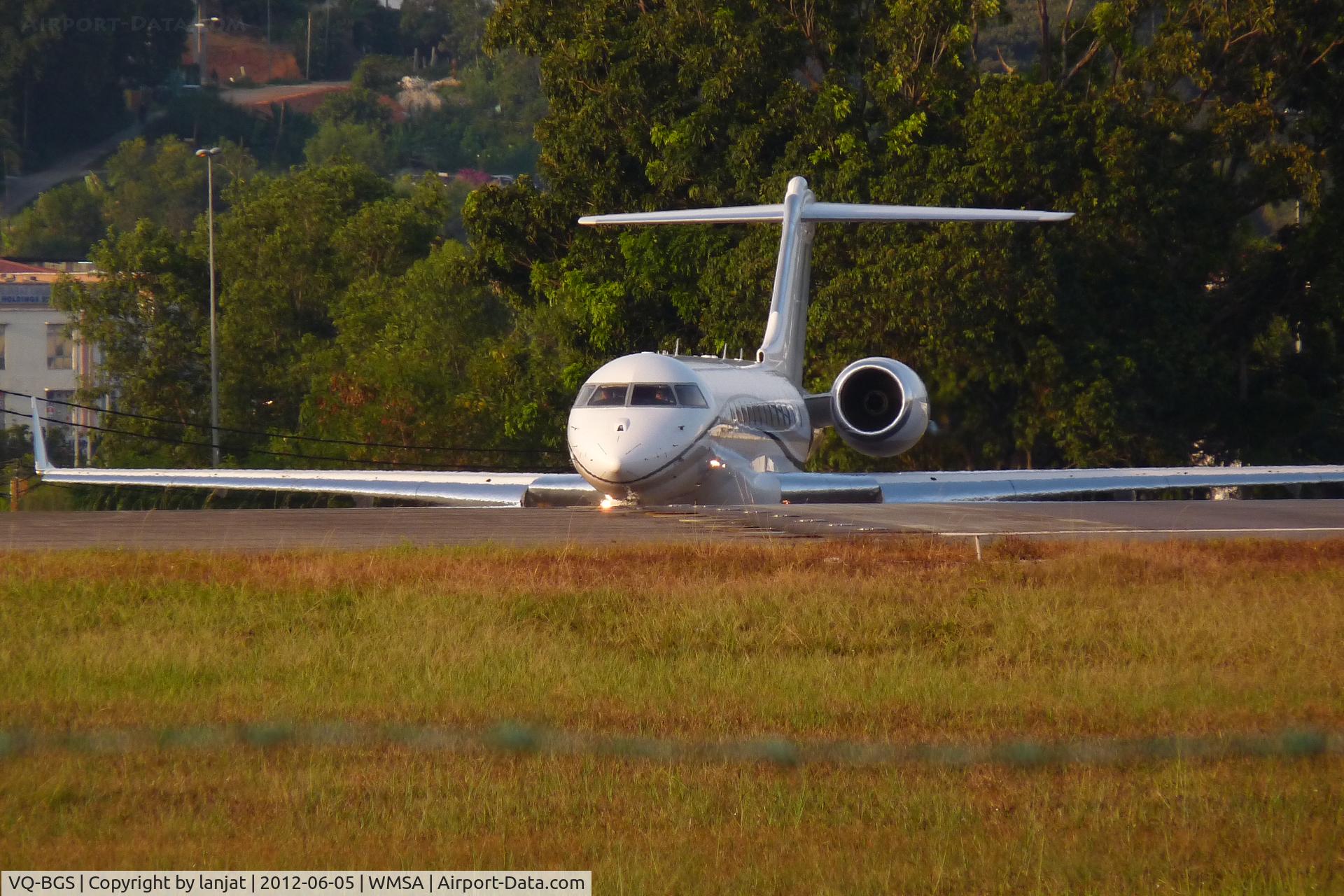 VQ-BGS, 2007 Bombardier BD-700-1A10 Global Express XRS C/N 9254, Evening Depart