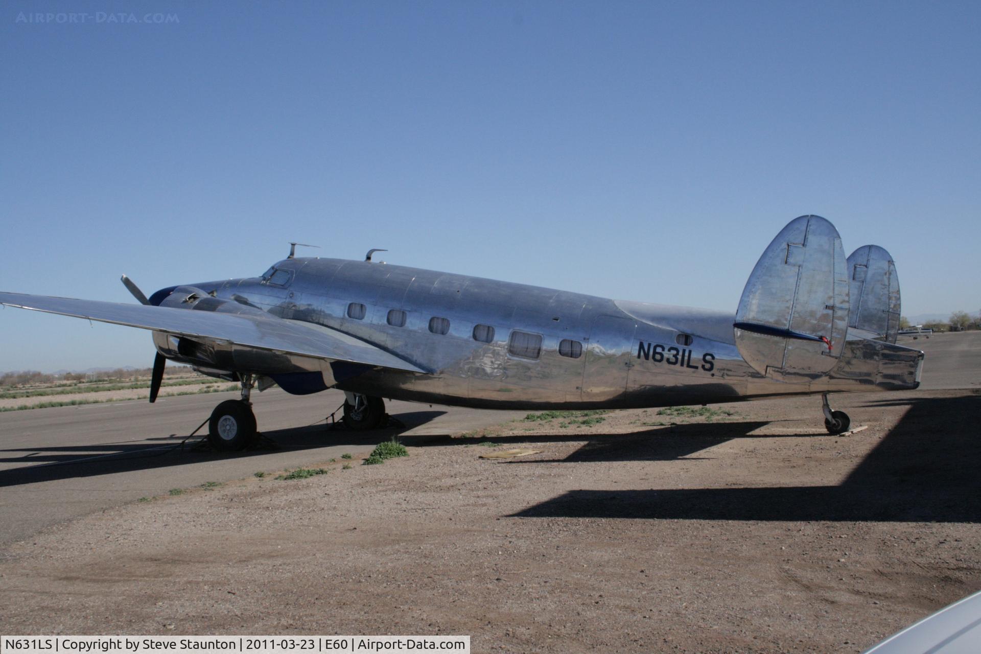 N631LS, 1943 Lockheed-PacAero R50-5 Learstar C/N 18-2404, Taken at Eloy Airport, in March 2011 whilst on an Aeroprint Aviation tour