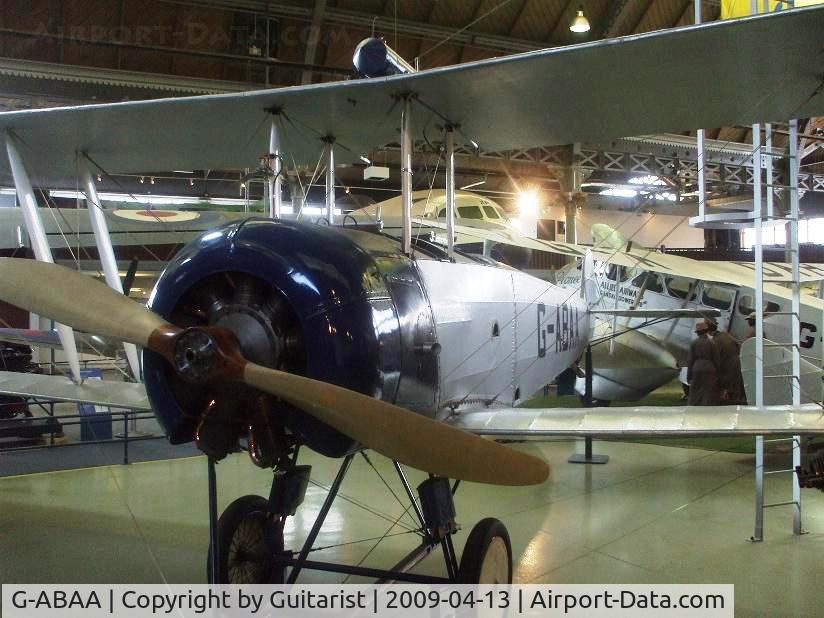 G-ABAA, Avro 504K C/N H2311, In the MOSI museum in Manchester