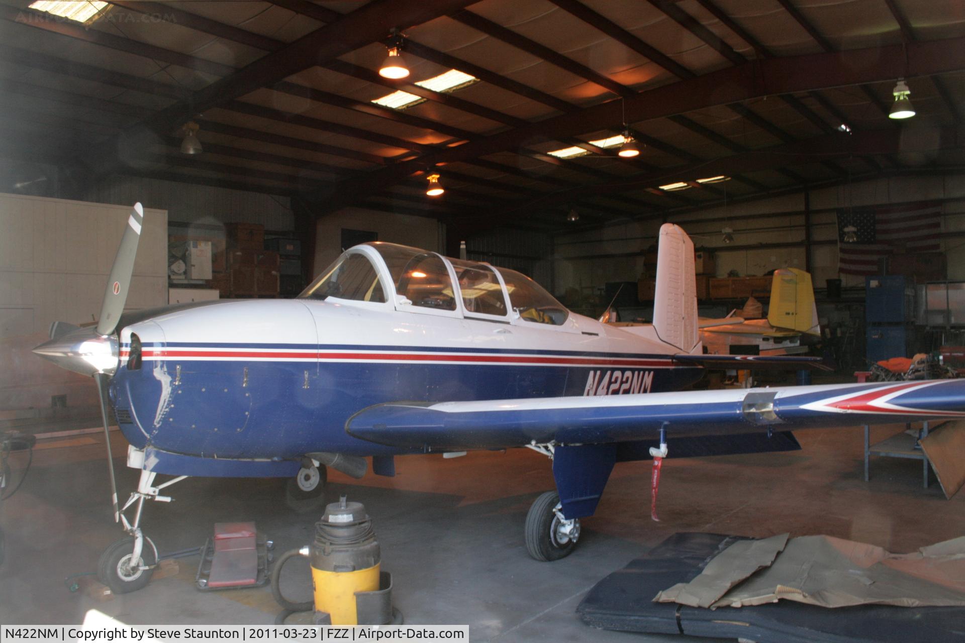 N422NM, 1952 Beech (CCF) T-34A (A45) Mentor C/N CCF34-38, Taken at Falcon Field Airport, in March 2011 whilst on an Aeroprint Aviation tour