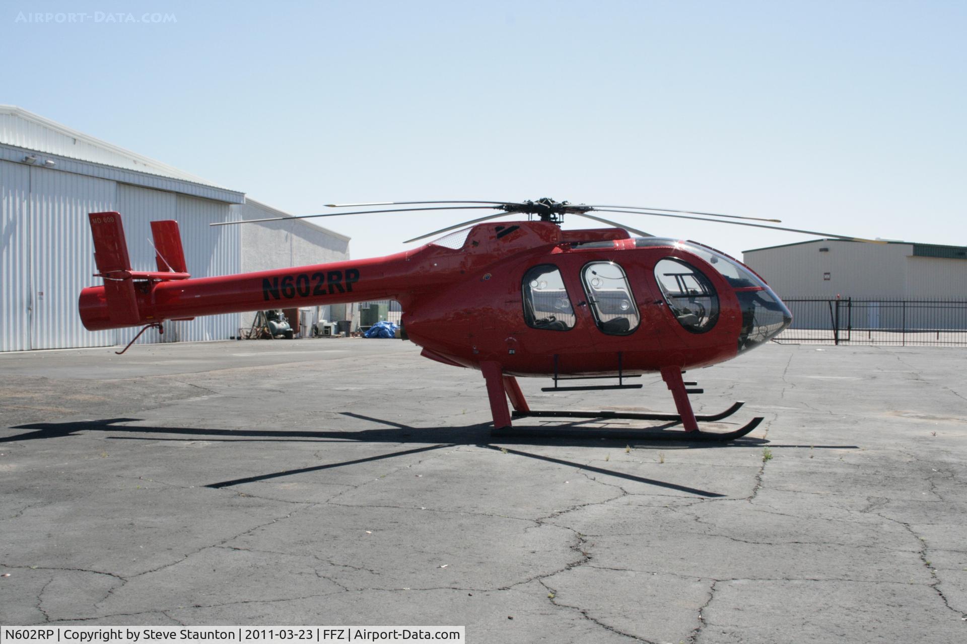 N602RP, 2000 MD Helicopters 600N C/N RN056, Taken at Falcon Field Airport, in March 2011 whilst on an Aeroprint Aviation tour