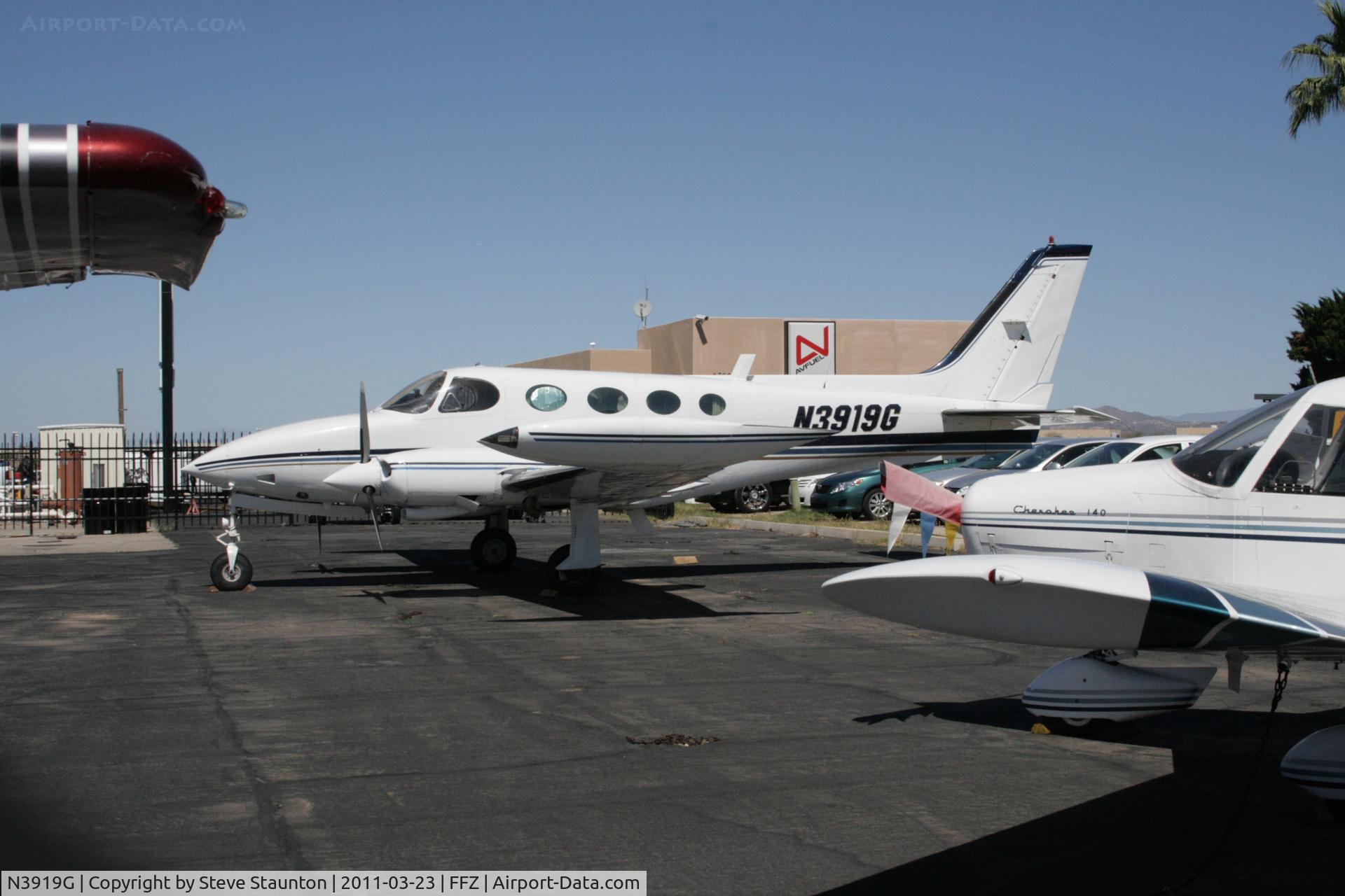 N3919G, Cessna 340A C/N 340A0234, Taken at Falcon Field Airport, in March 2011 whilst on an Aeroprint Aviation tour