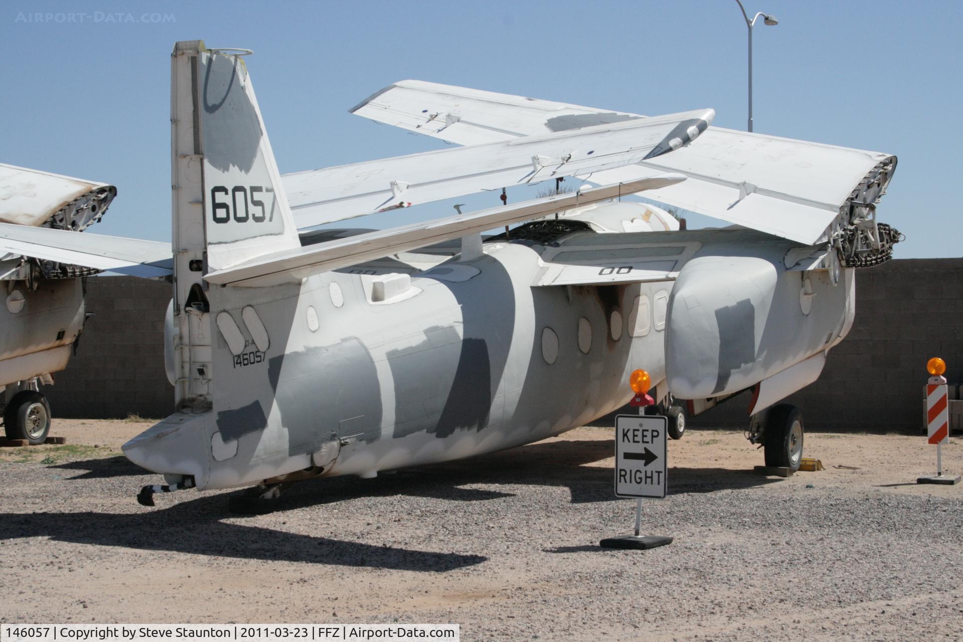 146057, Grumman C-1A Trader C/N 87, Taken at Falcon Field Airport, in March 2011 whilst on an Aeroprint Aviation tour