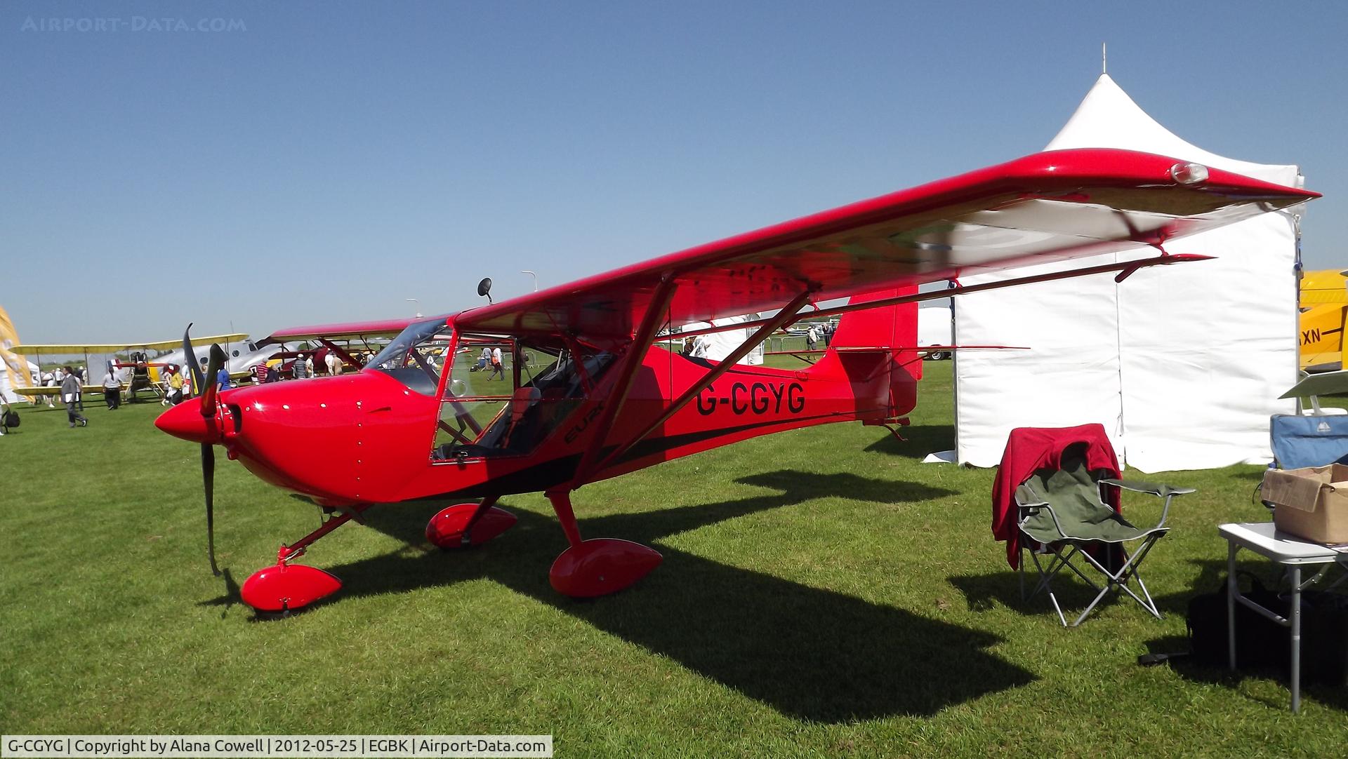 G-CGYG, 2011 Aeropro Eurofox 912(S) C/N LAA 376-15081, G-CGYG at AeroExpo, Sywell 2012
