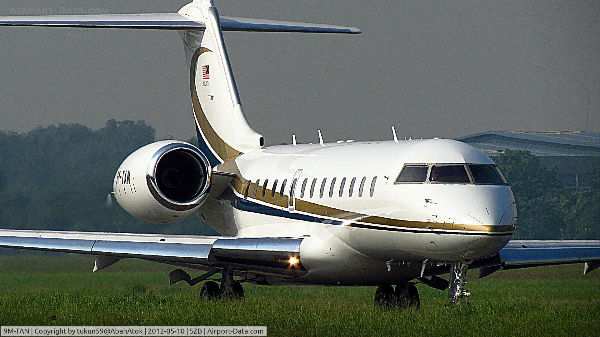 9M-TAN, 2010 Bombardier BD-700-1A11 Global 5000 C/N 9350, Private Jet
