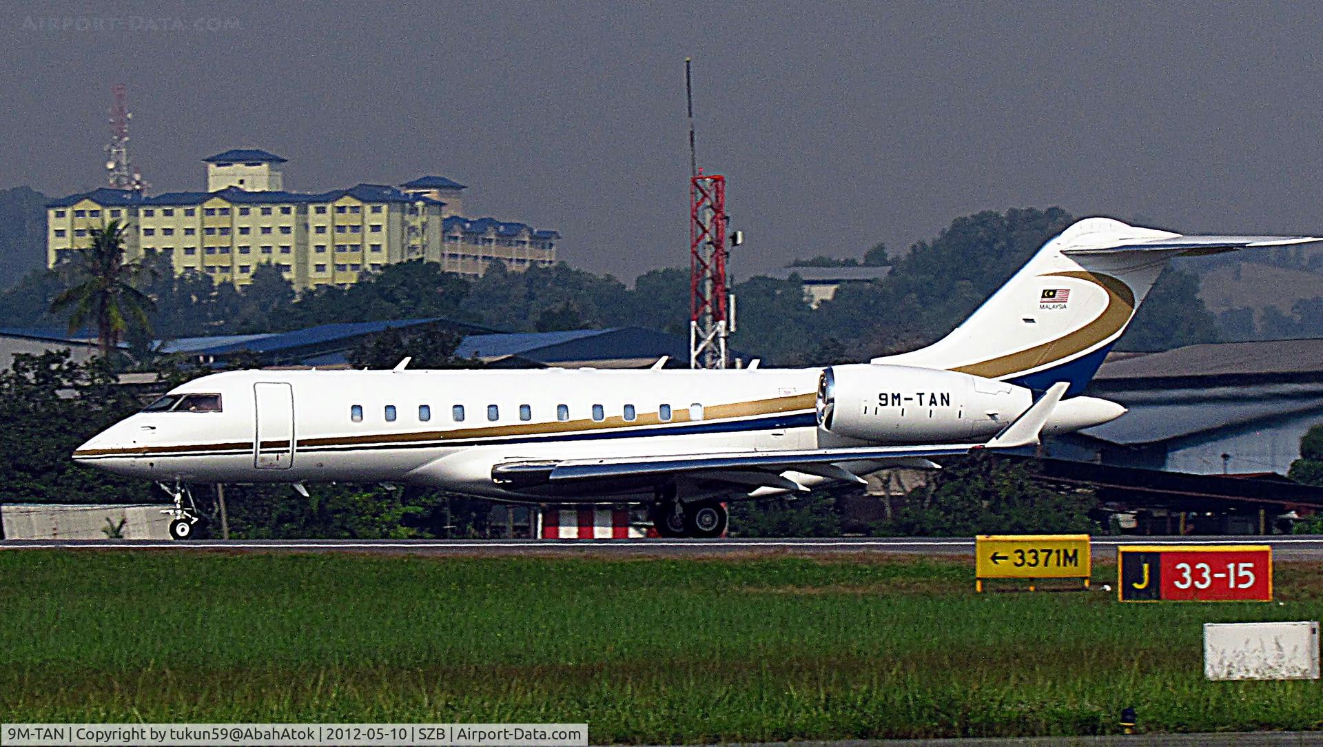 9M-TAN, 2010 Bombardier BD-700-1A11 Global 5000 C/N 9350, Private Jet