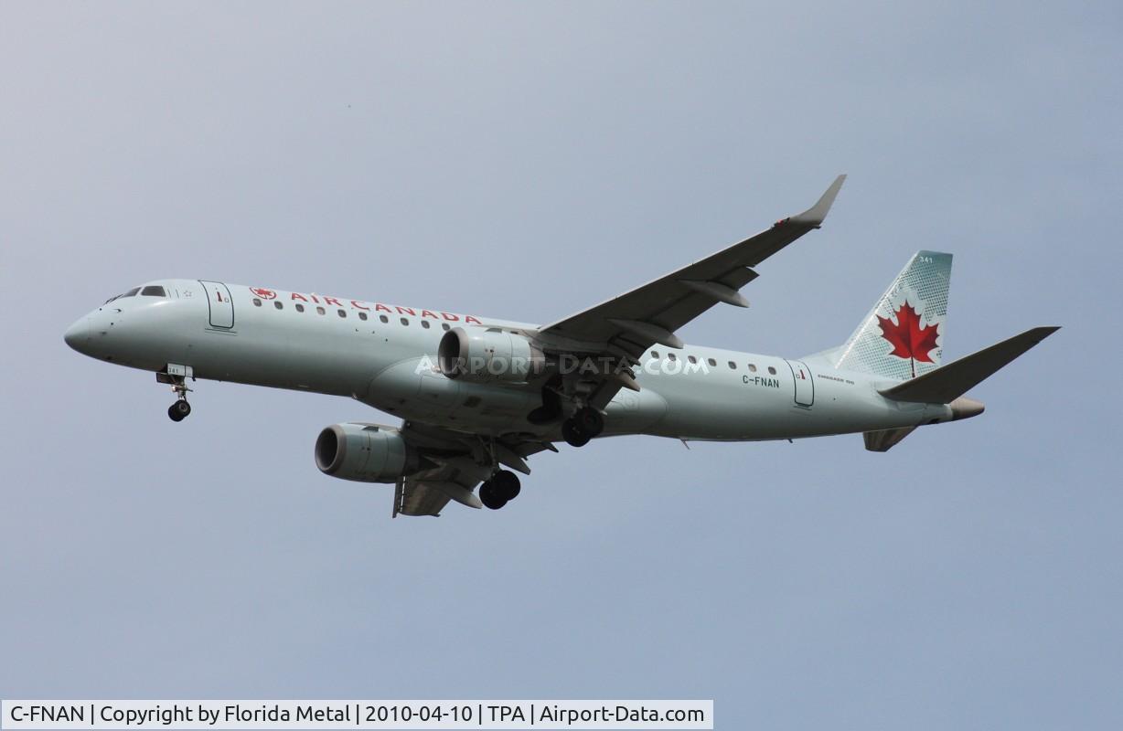 C-FNAN, 2007 Embraer 190AR (ERJ-190-100IGW) C/N 19000136, Air Canada E190