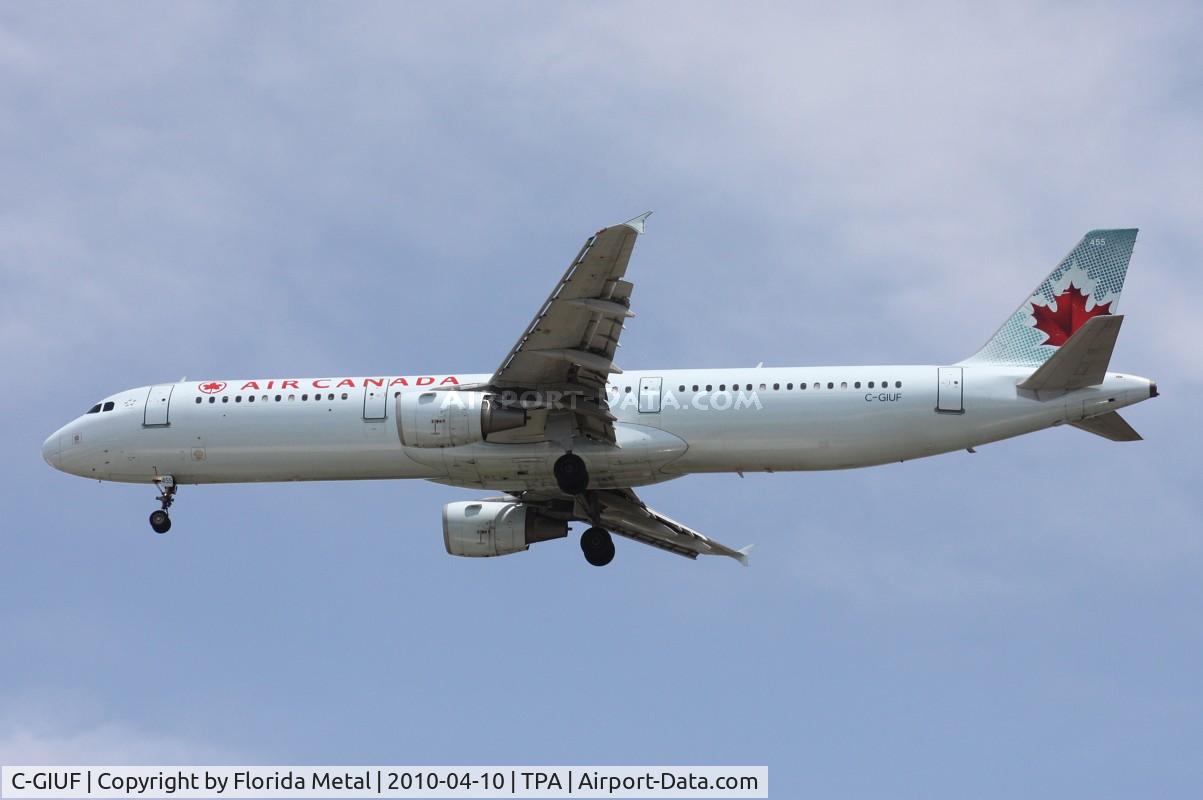 C-GIUF, 2001 Airbus A321-211 C/N 1638, Air Canada A321