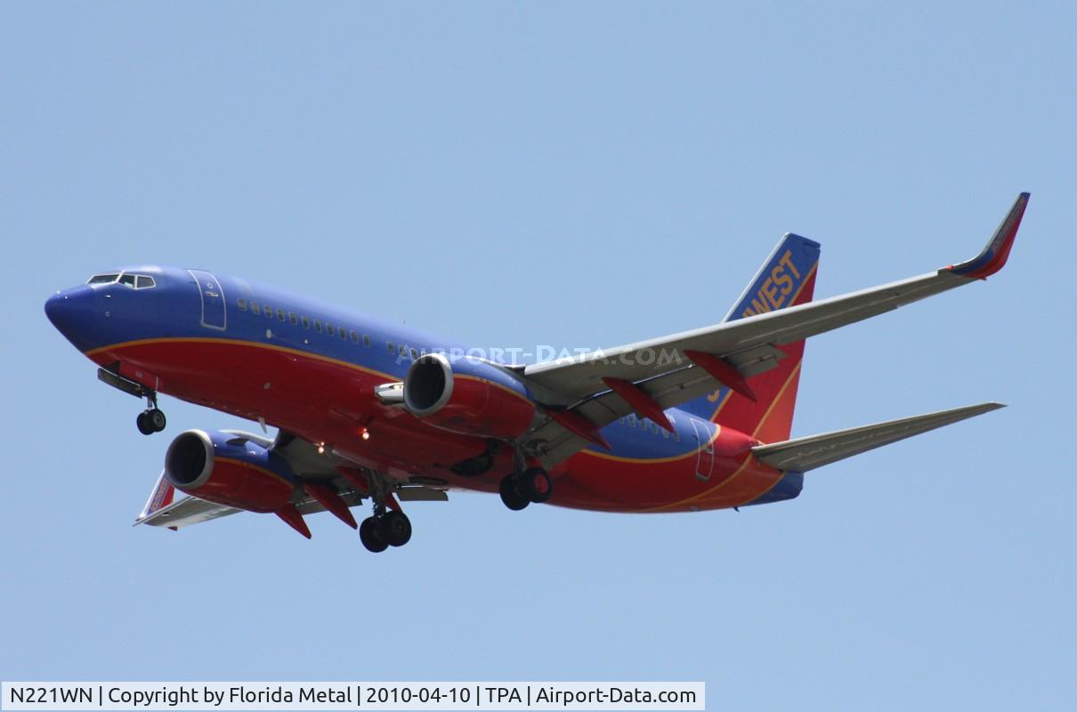 N221WN, 2005 Boeing 737-7H4 C/N 34259, Southwest 737