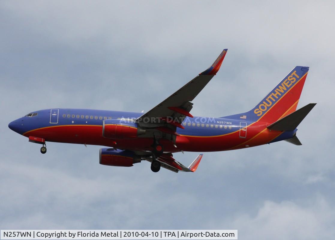 N257WN, 2006 Boeing 737-7H4 C/N 32515, Southwest 737-700