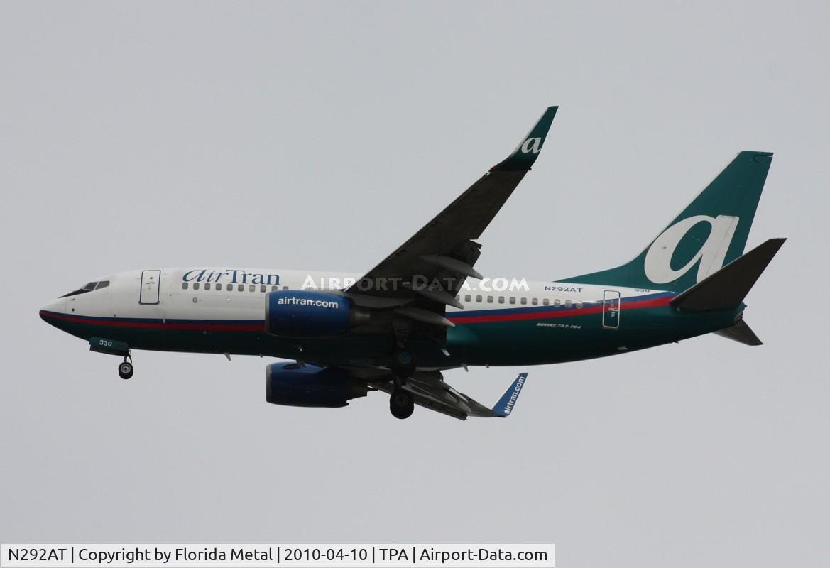 N292AT, 2006 Boeing 737-7BD C/N 33926, Southwest 737