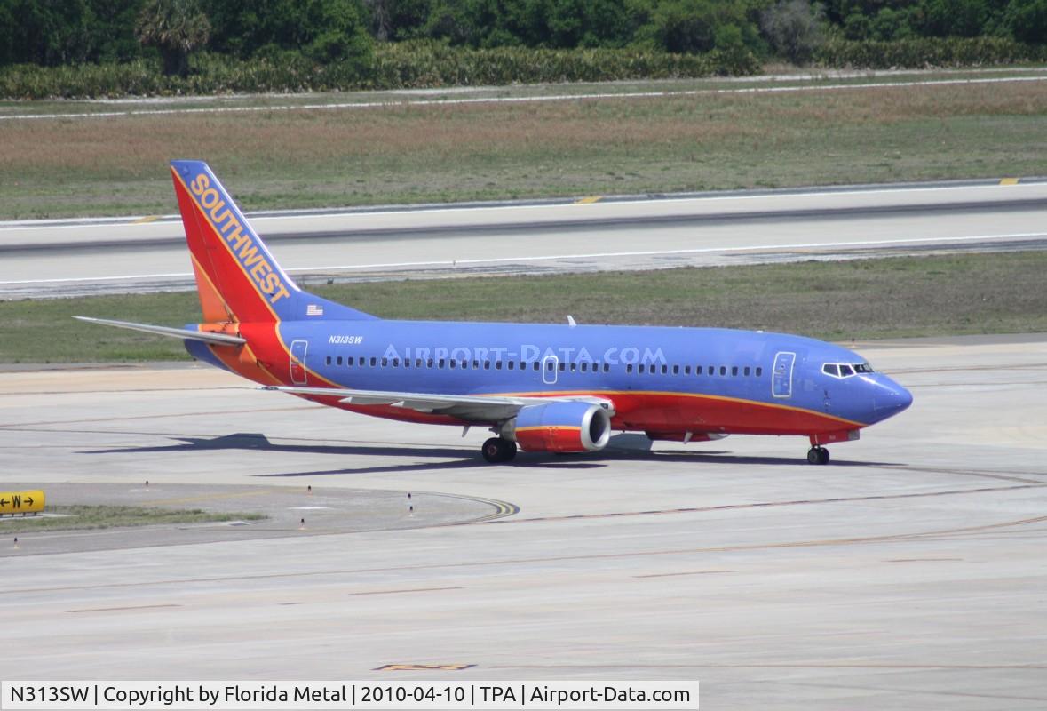 N313SW, 1986 Boeing 737-3H4 C/N 23335, Southwest 737