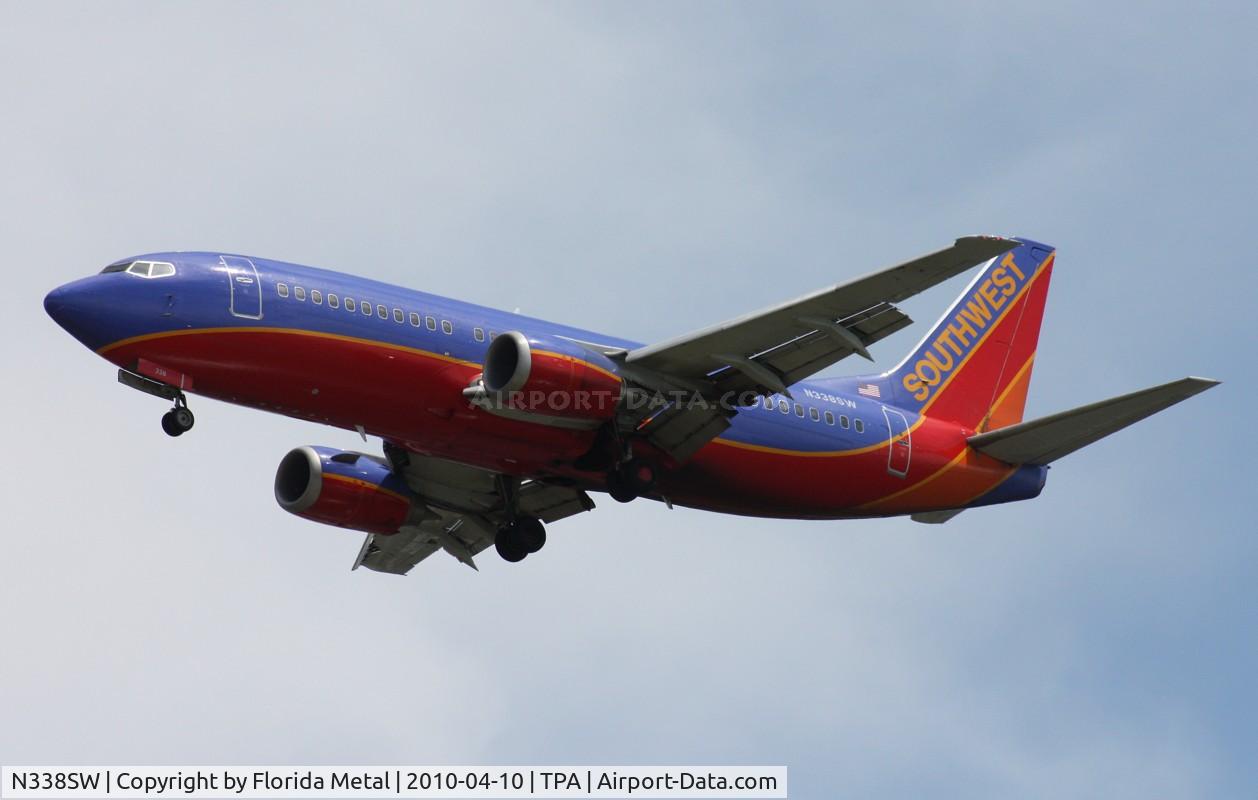 N338SW, 1988 Boeing 737-3H4 C/N 23960, Southwest 737