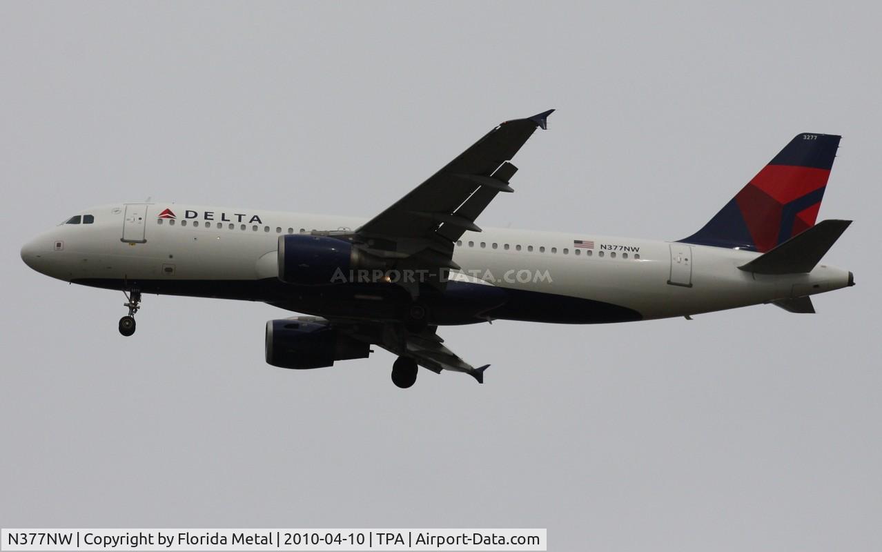 N377NW, 2003 Airbus A320-211 C/N 2082, Delta A320