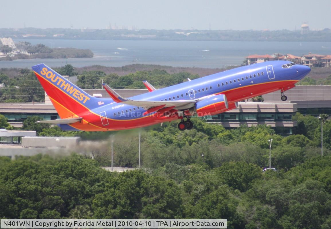 N401WN, 2001 Boeing 737-7H4 C/N 29813, Southwest 737