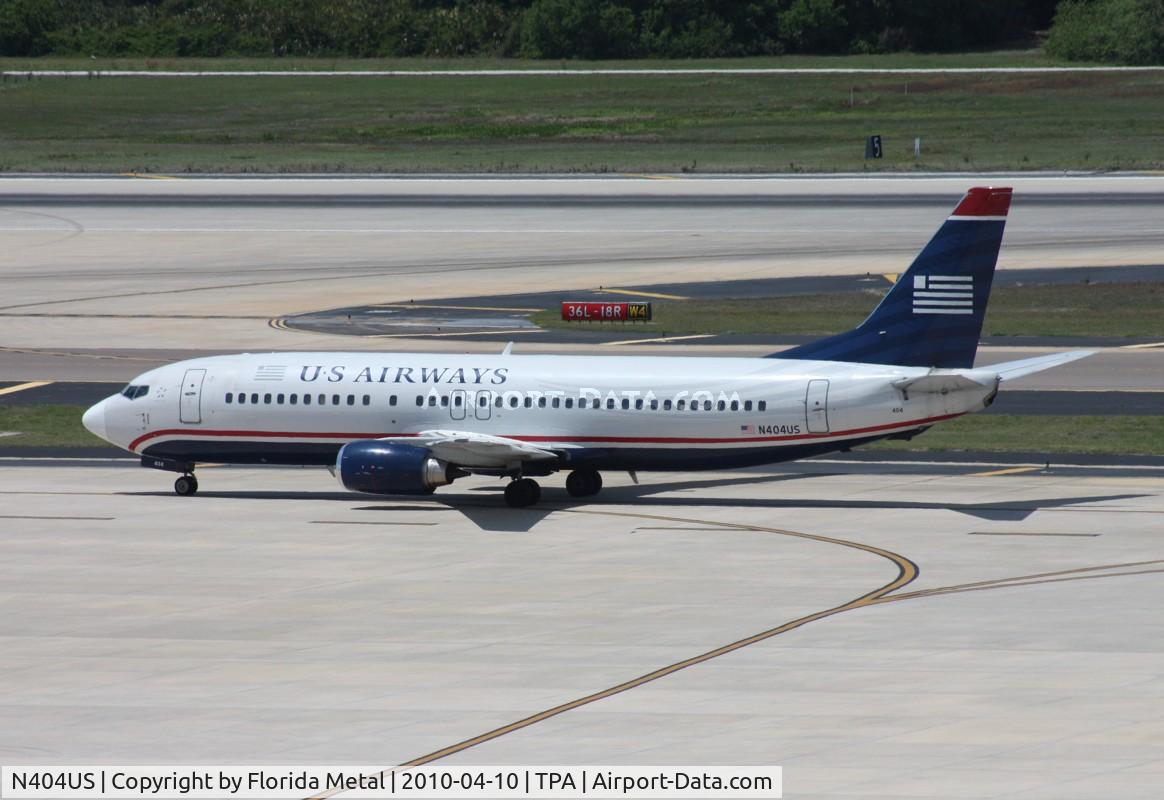 N404US, 1989 Boeing 737-401 C/N 23886, US Airways 737-400