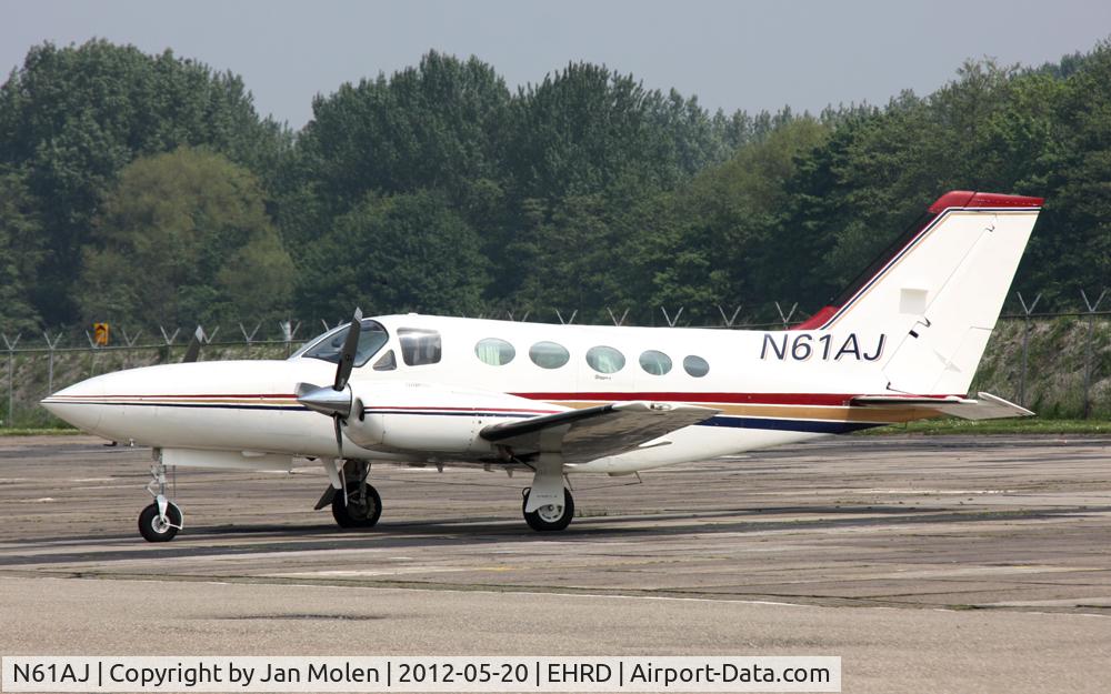 N61AJ, Cessna 421C Golden Eagle C/N 421C0457, Former PH-RAJ captured at Rotterdam Zestienhoven airport.