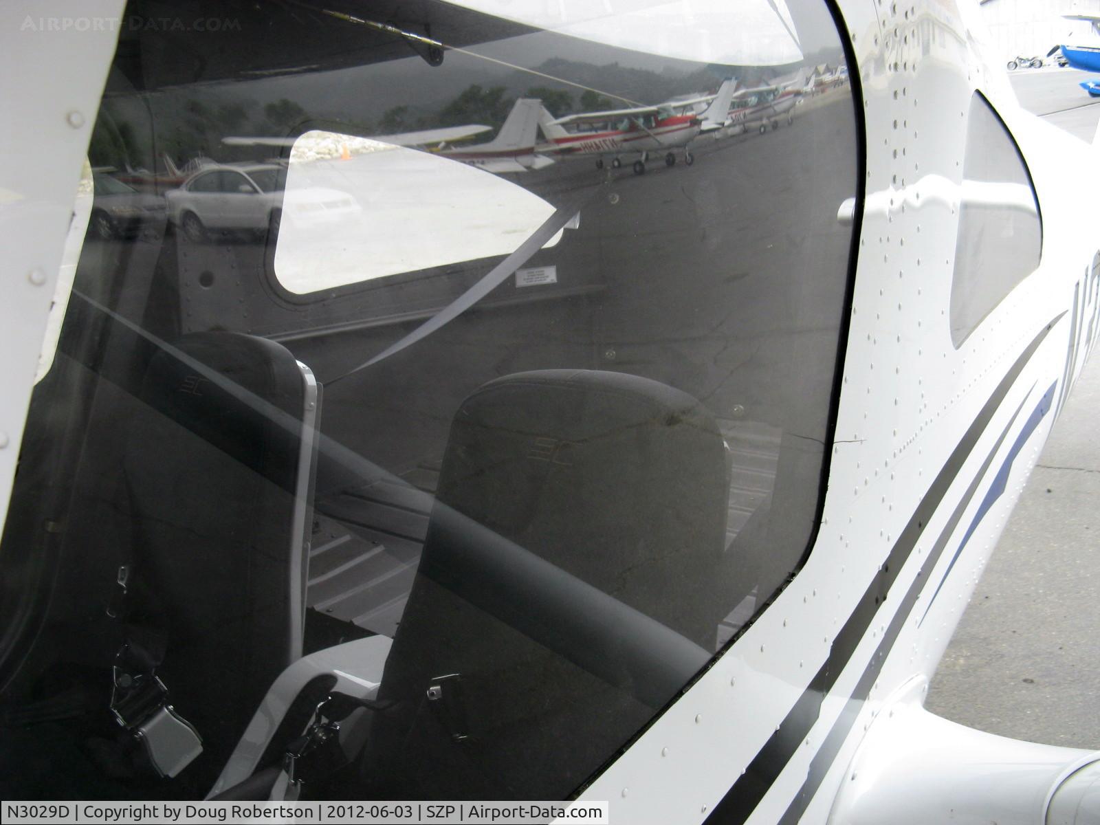 N3029D, 2011 Cessna 162 Skycatcher C/N 16200097, 2011 Cessna 162 SKYCATCHER of CP Aviation, Continental O-200-D 100 Hp, large space behind side by side seats, but mind the cg and 1,320 lb gross of LSA class