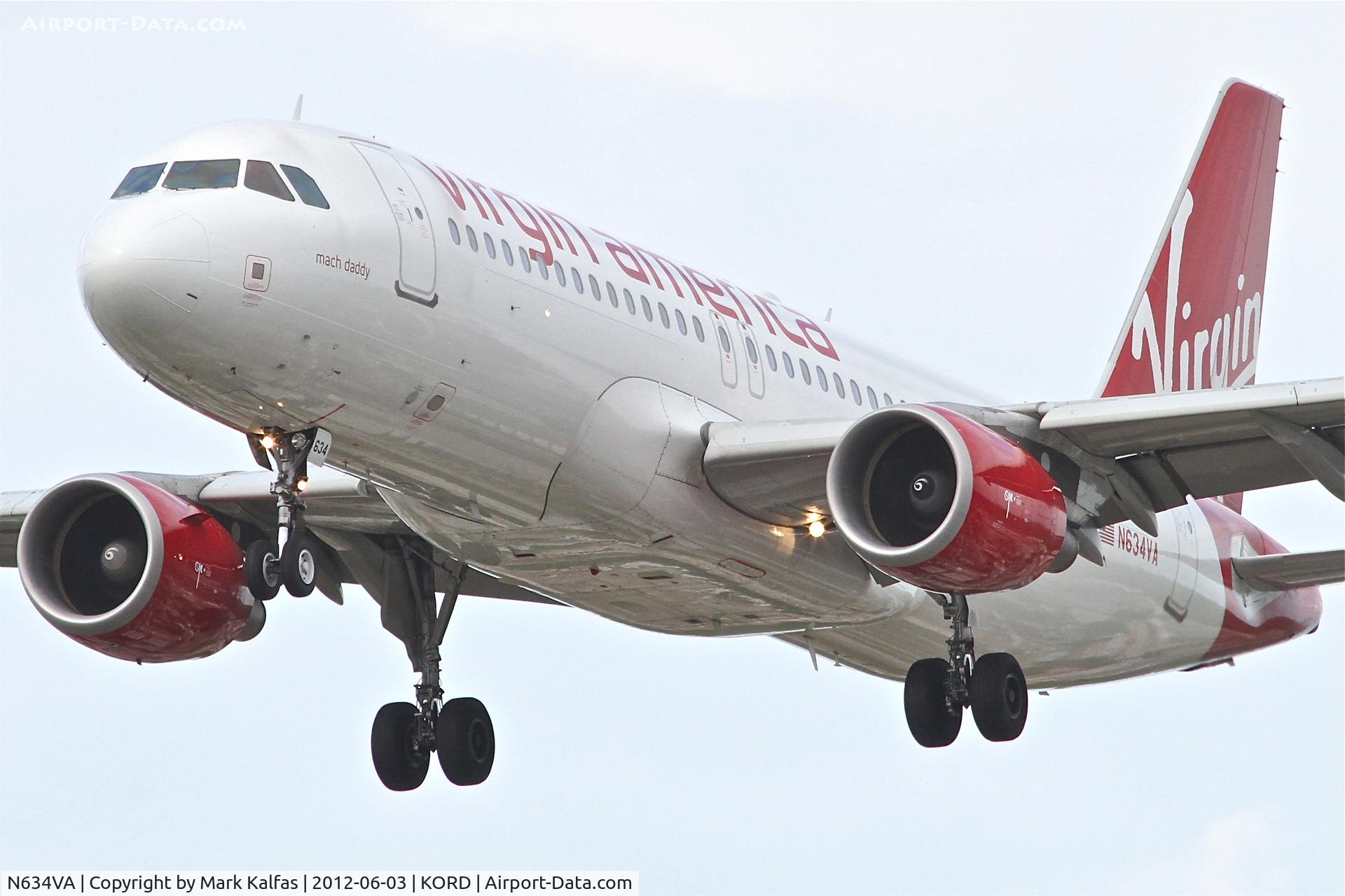 N634VA, 2008 Airbus A320-214 C/N 3359, Virgin America Airbus A320-214 