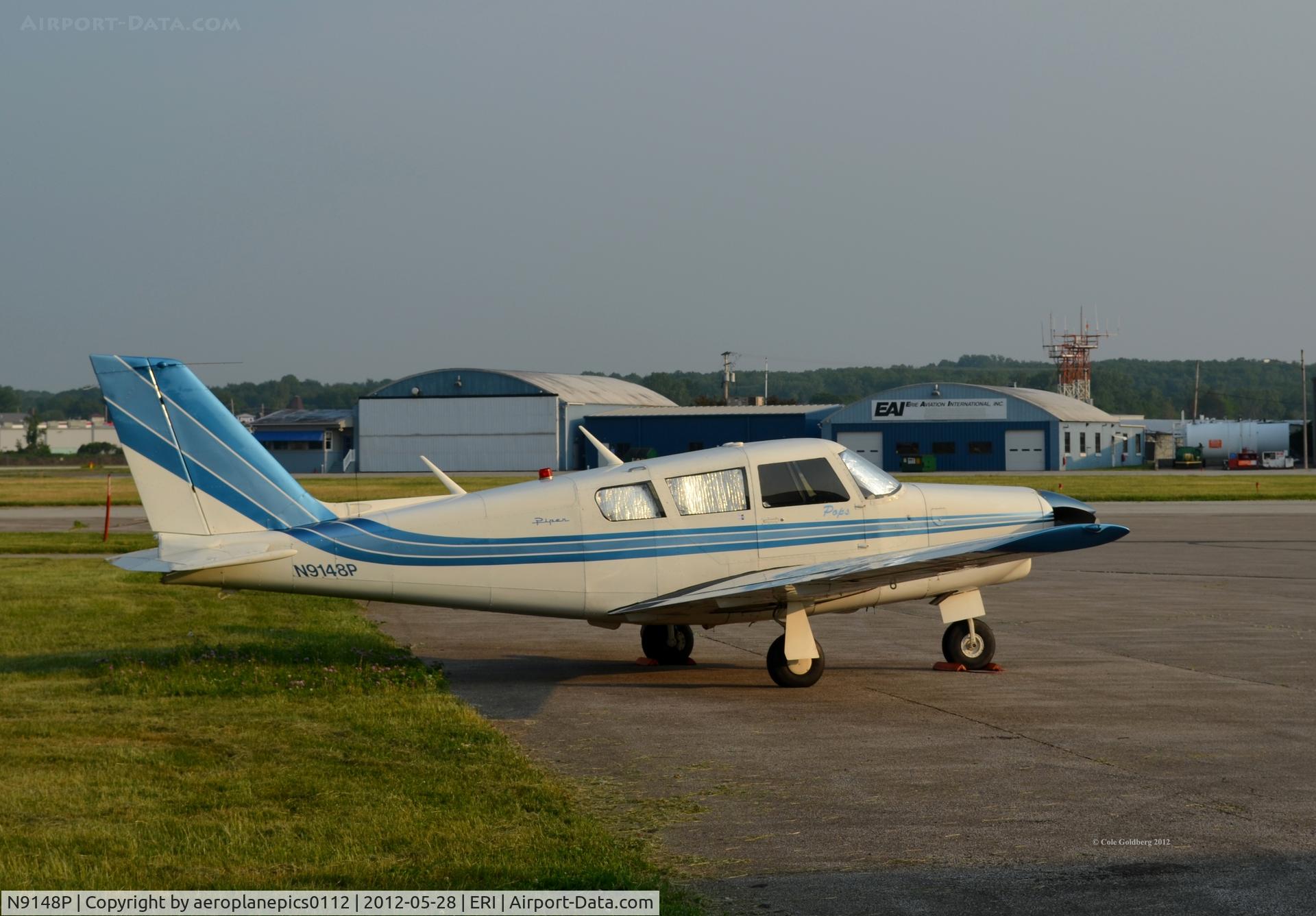 N9148P, 1966 Piper PA-24-260 C/N 24-4632, N9148P seen as the sun is beginning to set at KERI.