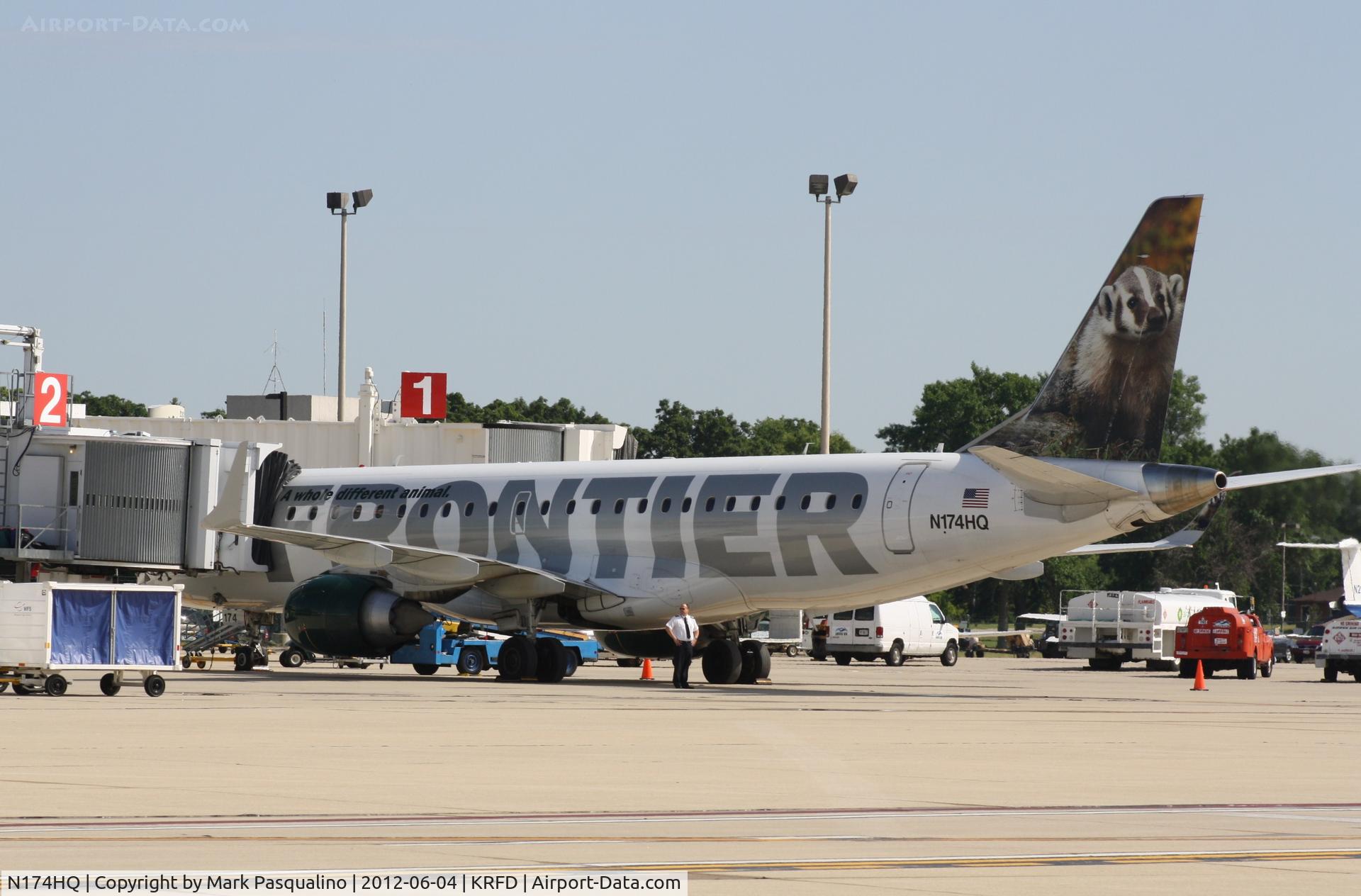 N174HQ, 2008 Embraer 190AR (ERJ-190-100IGW) C/N 19000211, ERJ 190-100 IGW