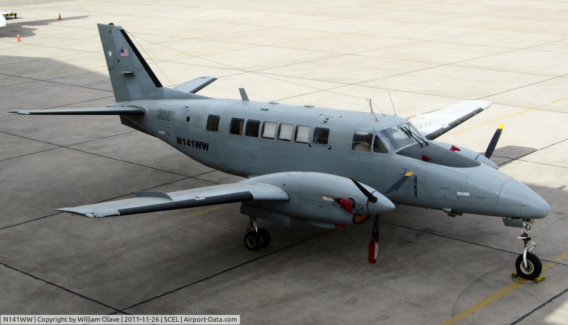N141WW, Aero Commander 500-U C/N 166013, Beechcraft B99A chilean air Force Warbird