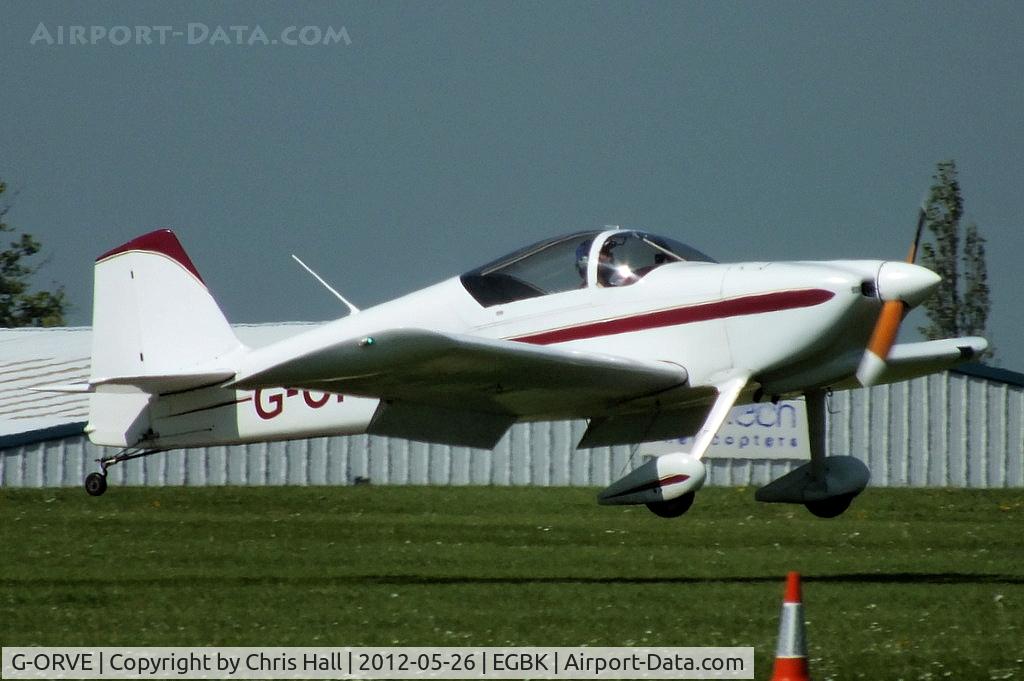 G-ORVE, 1994 Vans RV-6 C/N 21710, at AeroExpo 2012