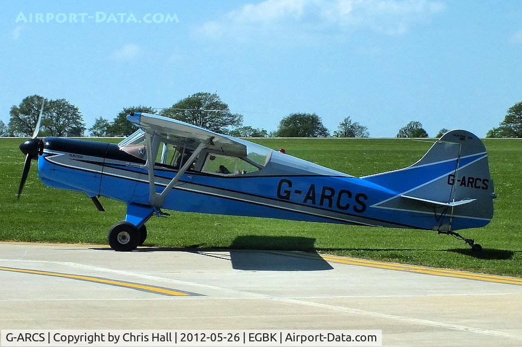 G-ARCS, 1960 Auster D6-180 C/N 3703, at AeroExpo 2012