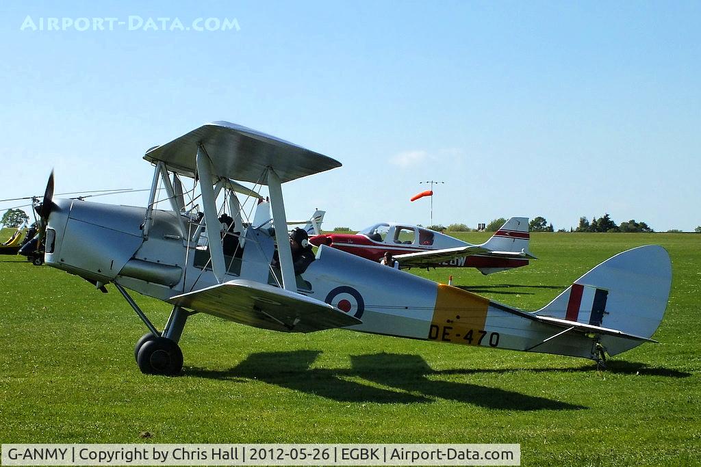 G-ANMY, 1942 De Havilland DH-82A Tiger Moth II C/N 85466, at AeroExpo 2012