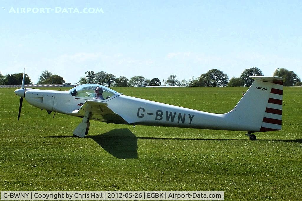 G-BWNY, 1996 Aeromot AMT-200 Super Ximango C/N 200.055, at AeroExpo 2012