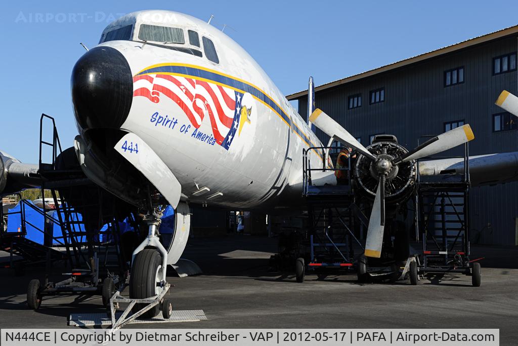 N444CE, 1958 Douglas DC-6B C/N 45478, Everts DC6
