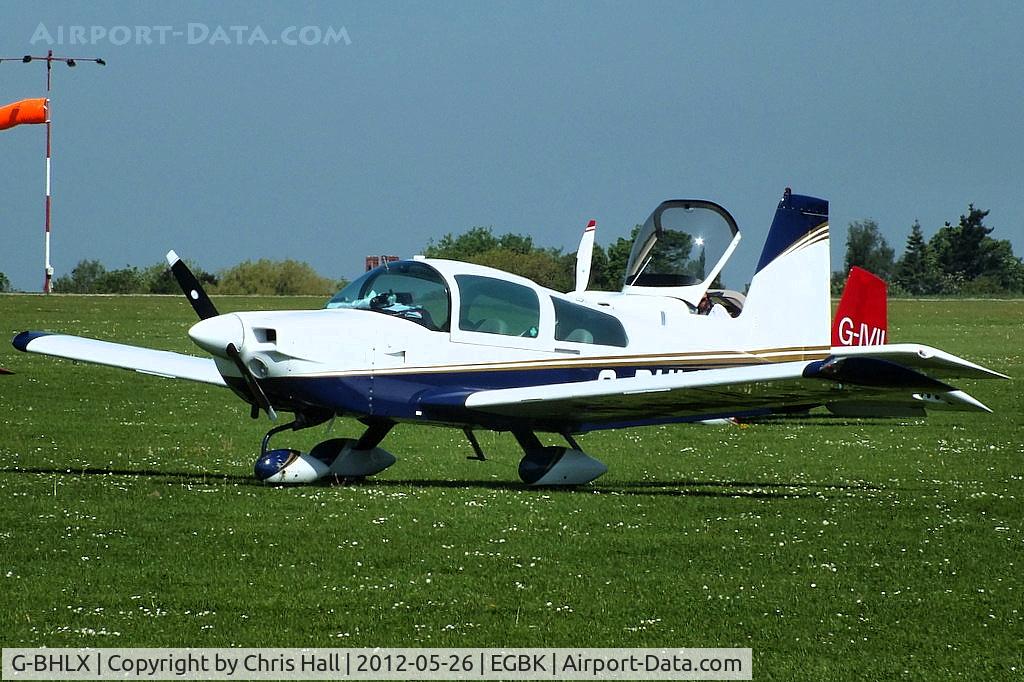 G-BHLX, 1977 Grumman American AA-5B Tiger C/N AA5B-0573, at AeroExpo 2012