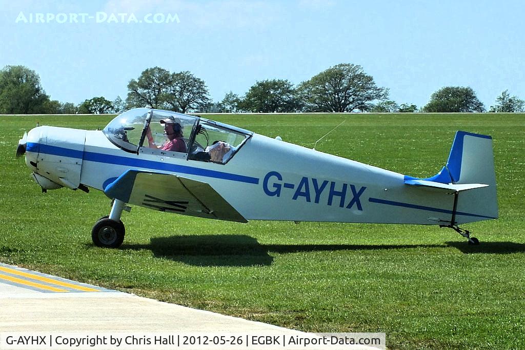 G-AYHX, 1958 SAN Jodel D-117A C/N 903, at AeroExpo 2012
